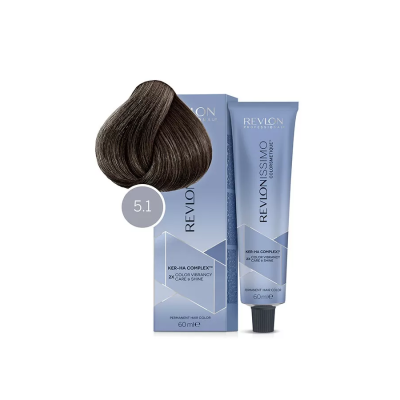 Revlon Revlonissimo Colorsmetique 5.1 - Перманентная краска для волос светло-коричневый пепельный 60 мл