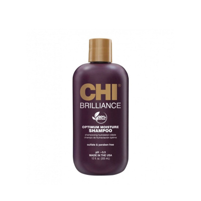 CHI Deep Brilliance Optimum Moisture Shampoo - Увлажняющий шампунь для поврежденных волос 355 мл