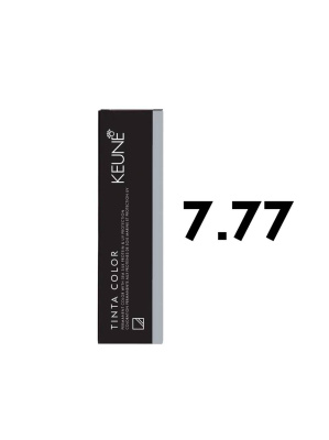 Keune Tinta Color 7.77 - Стойкая краска для волос средний интенсивно-фиолетовый блондин 60 мл
