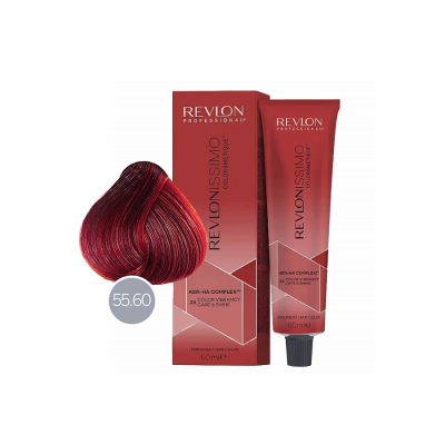 Revlon Revlonissimo Colorsmetique 55.60 - Перманентная краска для волос светло-коричневый насыщенно-красный 60 мл