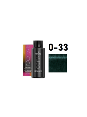 Schwarzkopf Igora Vibrance 0-33 - Краситель тон-в-тон антикрасный микстон 60 мл
