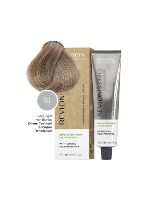 Revlon Revlonissimo Color Sublime 9.1 - Перманентный краситель без аммиака очень светлый блонд пепельный 75 мл