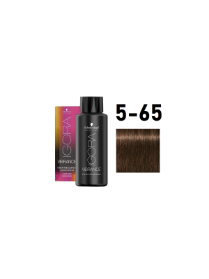 Schwarzkopf Igora Vibrance 5-65 - Краситель тон-в-тон светлый коричневый шоколадный золотистый 60 мл