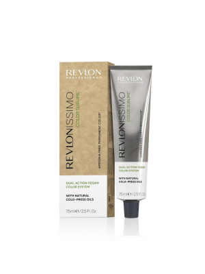 Revlon Revlonissimo Color Sublime 6.21 - Перманентный краситель без аммиака темный блонд перламутрово-пепельный 75 мл