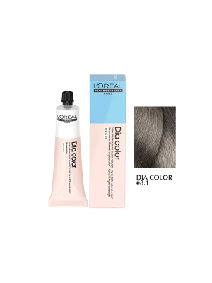 L'Oreal Dia Color 8.1 - Краситель-блеск без аммиака светлый блонд пепельный 60 мл