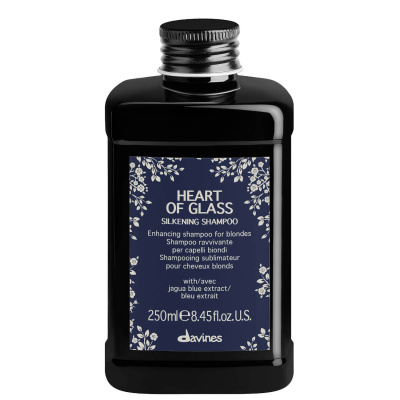Davines Heart of Glass Silkening Shampoo - Шампунь для сияния блонд 250 мл