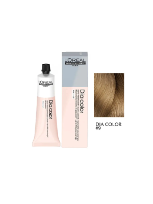 L'Oreal Dia Color 9 - Краситель-блеск без аммиака очень светлый блонд перламутрово-золотистый 60 мл