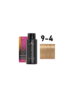 Schwarzkopf Igora Vibrance 9-4 - Краситель тон-в-тон блонд бежевый 60 мл