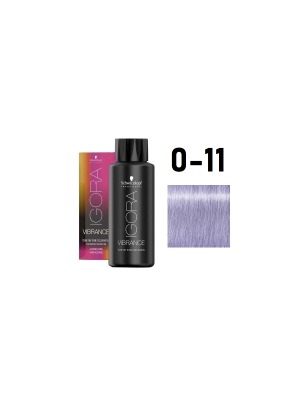 Schwarzkopf Igora Vibrance 0-11 - Краситель тон-в-тон антижелтый микстон 60 мл