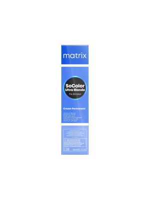 Matrix SoColor UL-A+ - Стойкая крем-краска ультра блонд пепельный 90 мл