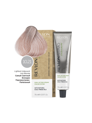 Revlon Revlonissimo Color Sublime 10.21 - Перманентный краситель без аммиака очень сильно светлый блонд перламутрово-пепельный 75 мл