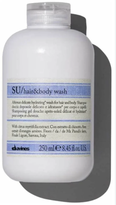 Davines SU Hair & Body Wash - Шампунь для волос и тела после солнца 250 мл