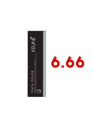 Keune Tinta Color 6.66 - Стойкая краска для волос темный красный блондин инфинити 60 мл