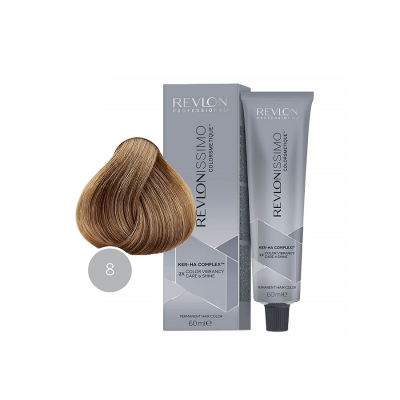Revlon Revlonissimo Colorsmetique 8 - Перманентная краска для волос светлый блонд 60 мл