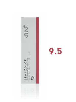 Keune Semi Color 9.5 - Полуперманентная краска для волос светлый блондин клубничный 60 мл