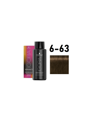 Schwarzkopf Igora Vibrance 6-63 - Краситель тон-в-тон темный русый шоколадно-матовый 60 мл