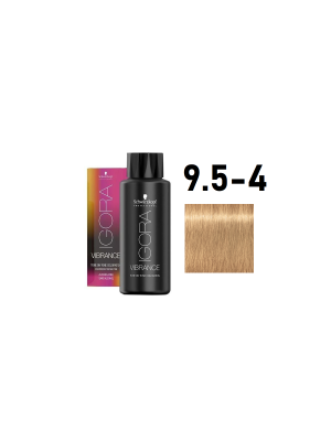 Schwarzkopf Igora Vibrance 9,5-4 - Краситель тон-в-тон светлый блонд пастельный бежевый 60 мл
