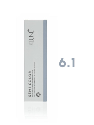 Keune Semi Color 6.1 - Полуперманентная краска для волос темный пепельный блондин 60 мл