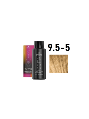 Schwarzkopf Igora Vibrance 9,5-5 - Краситель тон-в-тон светлый блонд пастельный золотистый 60 мл
