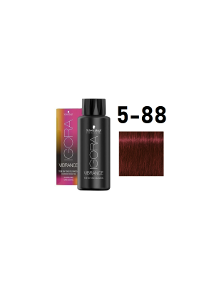 Schwarzkopf Igora Vibrance 5-88 - Краситель тон-в-тон светлый коричневый красный экстра 60 мл