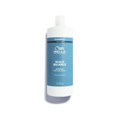 Wella Invigo Scalp Balance Deep Cleansing Shampoo - Глубоко очищающий шампунь для жирной кожи головы 1000 мл