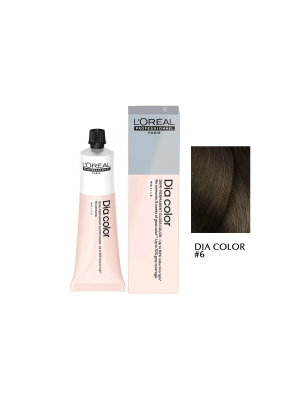 L'Oreal Dia Color 6 - Краситель-блеск без аммиака темный блонд 60 мл