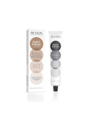 Revlon Nutri Color Filters 613 - Краситель коричневый золотисто-пепельный 100 мл