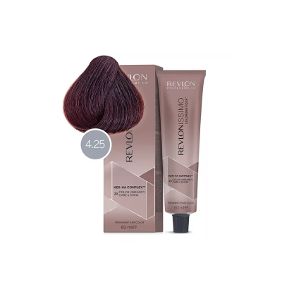 Revlon Revlonissimo Colorsmetique 4.25 - Перманентная краска для волос коричневый перламутрово-махагоновый 60 мл