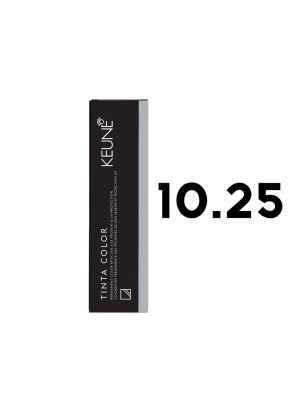 Keune Tinta Color 10.25 - Стойкая краска для волос экстра светлый махагоново-перламутровый блондин 60 мл