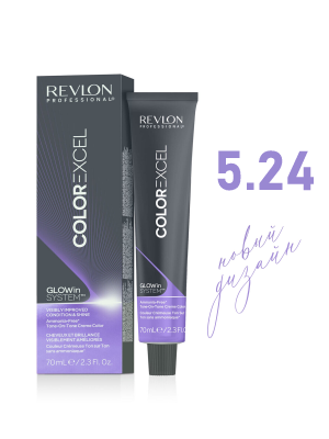 Revlon Color Excel 5.24 - Краситель тон в тон без аммиака светло-коричневый перламутрово-каштановый 70 мл