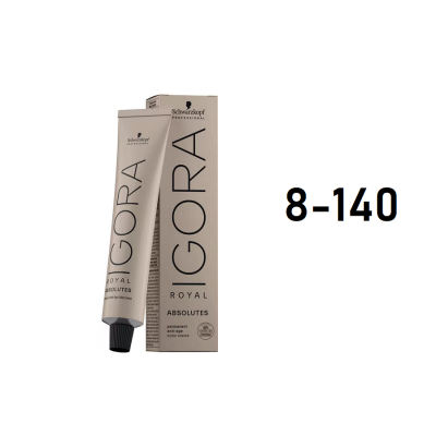Schwarzkopf Igora Royal 8-140 - Перманентный краситель светлый русый сандре бежевый 60 мл