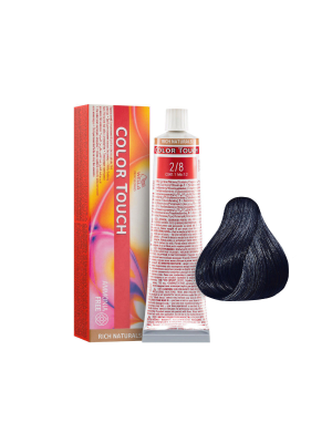 Wella Color Touch 2/8 - Тонирующая краска без аммиака сине-черный 60 мл
