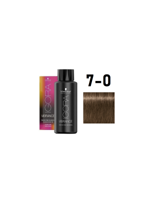 Schwarzkopf Igora Vibrance 7-0 - Краситель тон-в-тон средний русый натуральный 60 мл