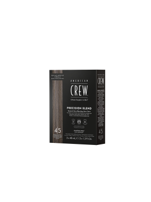 American Crew Precision Blend 4/5 - Краска для седых волос натуральный оттенок 3*40 мл