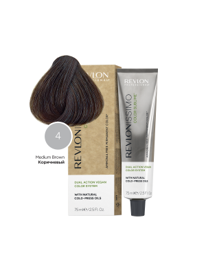 Revlon Revlonissimo Color Sublime 4 - Перманентный краситель без аммиака коричневый 75 мл