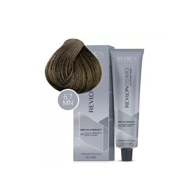 Revlon Revlonissimo Colorsmetique 6.7 MN - Перманентная краска для волос темный блонд матовый нейтрализующий 60 мл