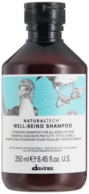 Davines Natural Tech Well-Being Shampoo - Увлажняющий шампунь для всех типов волос 250 мл