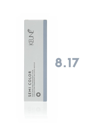 Keune Semi Color 8.17 - Полуперманентная краска для волос светлый перламутрово-фиолетовый блондин 60 мл