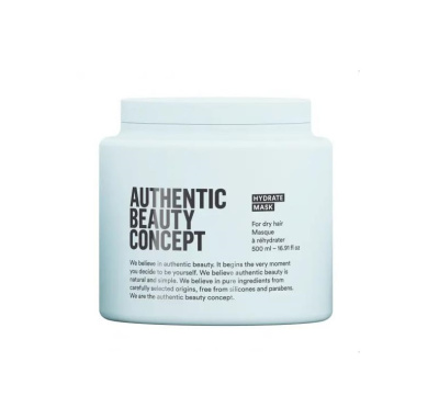 Authentic Beauty Concept Hydrate Mask - Увлажняющая маска для сухих волос 500 мл