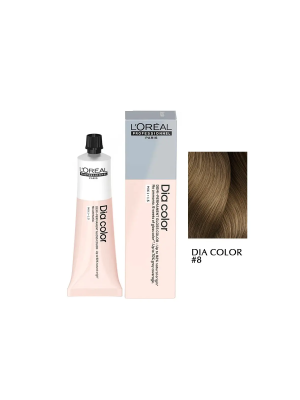 L'Oreal Dia Color 8 - Краситель-блеск без аммиака светлый блонд 60 мл