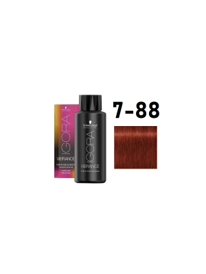 Schwarzkopf Igora Vibrance 7-88 - Краситель тон-в-тон средний русый красный экстра 60 мл