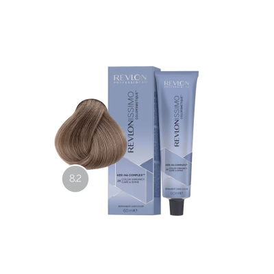 Revlon Revlonissimo Colorsmetique 8.2 - Перманентная краска для волос светлый блонд перламутровый 60 мл