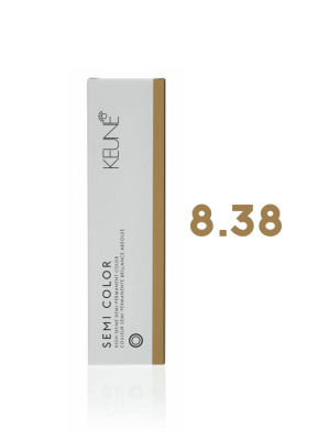 Keune Semi Color 8.38 - Полуперманентная краска для волос светлый лесной орех 60 мл