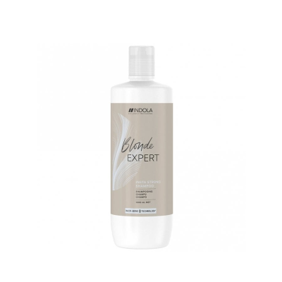 Indola Blonde Expert Instastrong Shampoo - Восстанавливающий и укрепляющий шампунь для светлых волос 1000 мл