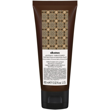 Davines Alchemic Conditioner Chocolate - Кондиционер «Алхимик» для натуральных и окрашенных волос (шоколад) 60 мл