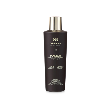 Greymy Platinum Express Hair Keratin Treatment - Платинум экспресс кератиновый крем для разглаживания 500 мл