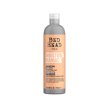 TIGI Bed Head Moisture Maniac Shampoo - Шампунь бессульфатный для увлажнения сухих и тусклых волос 750 мл