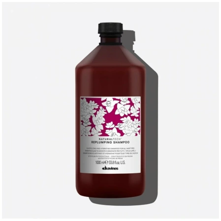Davines Natural Tech Replumping Shampoo - Уплотняющий шампунь 1000 мл