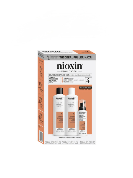 Nioxin System 4 Kit - Набор для окрашенных истонченных волос