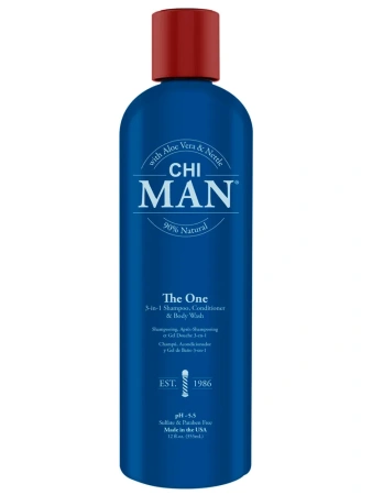 CHI Man The One - Средство 3 в 1 шампунь, кондиционер, гель для душа 355 мл